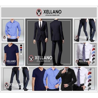 XELLANO Celana Pria Kerja Kantor Formal Panjang Casual 