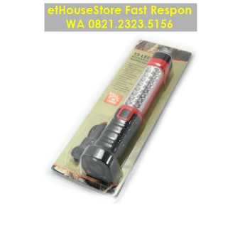 SENTER MOBIL DENGAN BATERAI RECHARGEABLE 19 LED