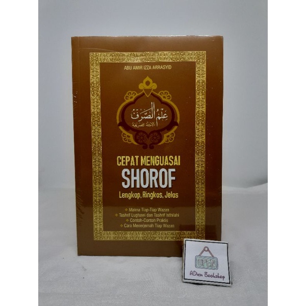 BUKU CEPAT MENGUASAI SHOROF LENGKAP RINGKAS JELAS  ABU AMIR IZZA ARRASY