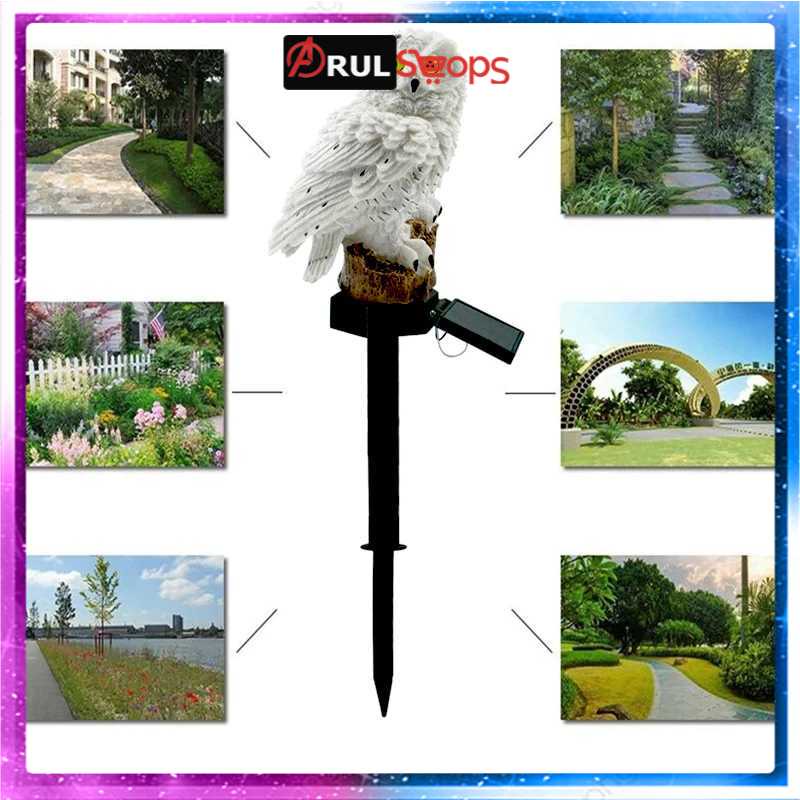 OOBEST Lampu Taman Solar Panel Model Burung Hantu - SG15S