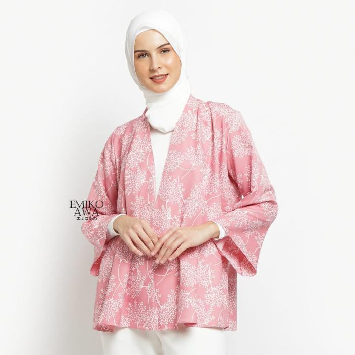 OUTER WANITA DANDETULIP - EMIKOAWA OUTERWEAR TULIP PREMIUM - PINK