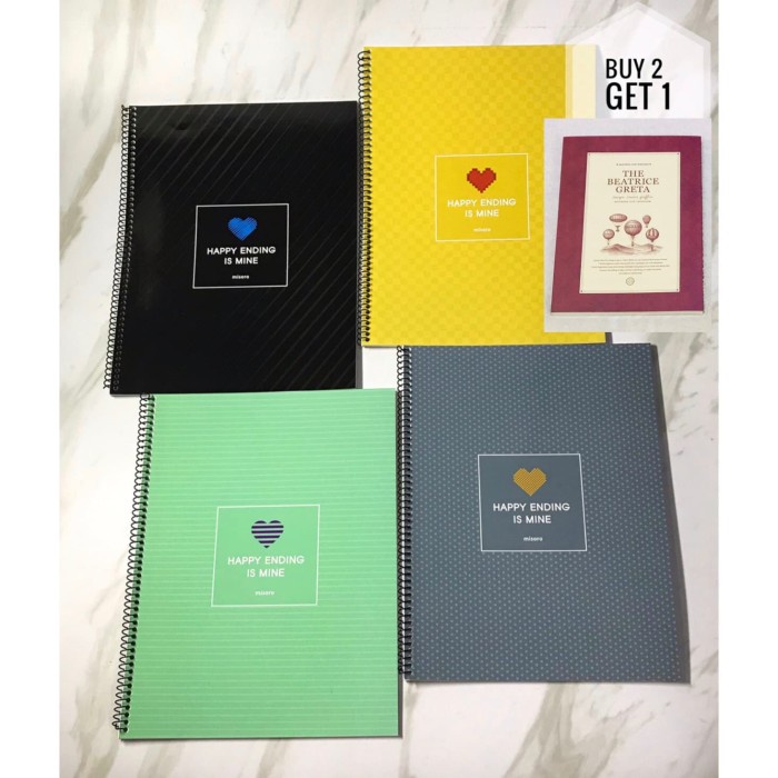

Promo Bulan Ini Buku Tulis Spiral Notebook Happy Ending Is Mine Promo