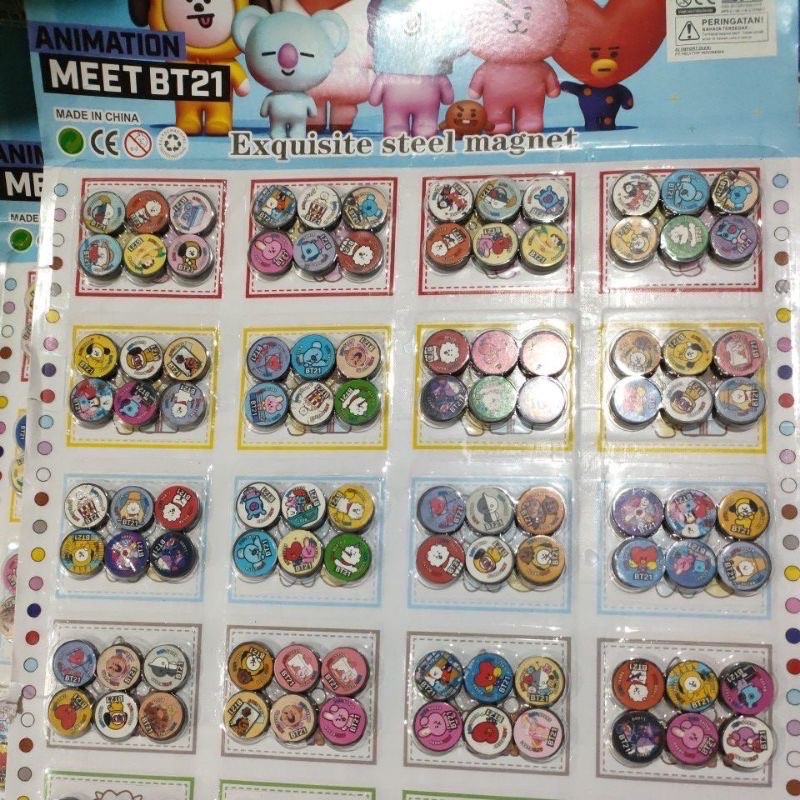 mainan magnet bentuk isi 6 / mainan edukasi anak / magnet bentuk / magnetik