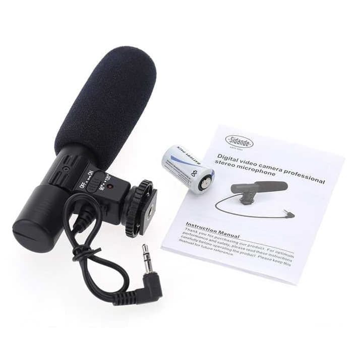Microphone MIC-01 for Canon, Nikon DSLR, Sony Handycam MM