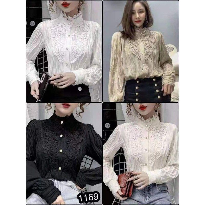 Chewid Shin Ye Blouse Turtleneck Import