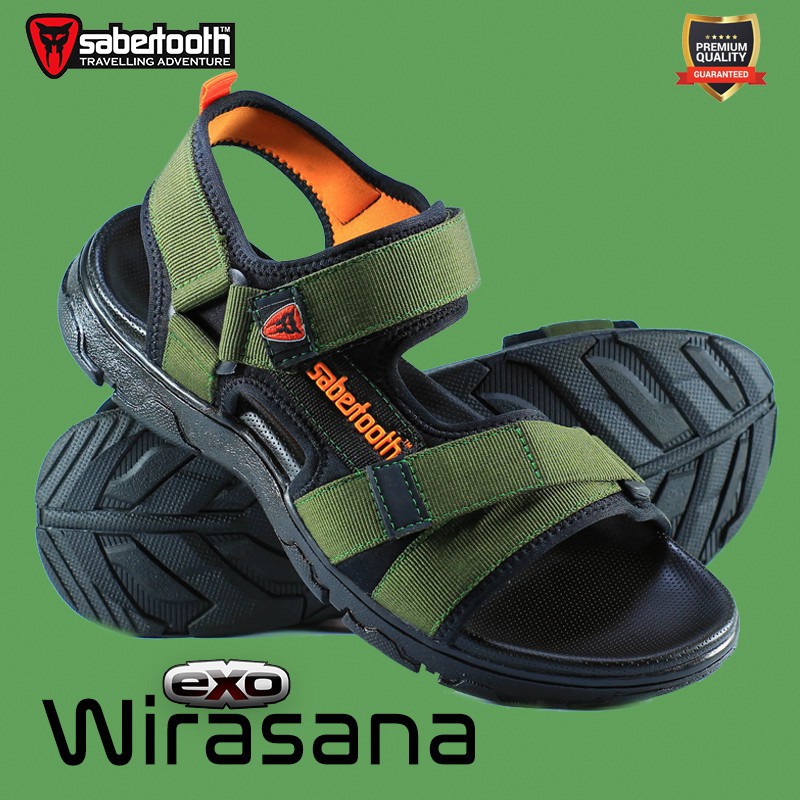 SABERTOOTH Sandal Travelling Exo  Wirasana Shopee Indonesia