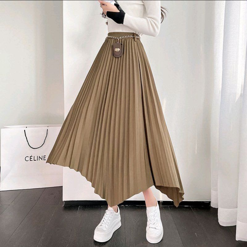 ROK PRISKET IMPORT BKK ZIGZAG +GESPER TERBARU SUEDE