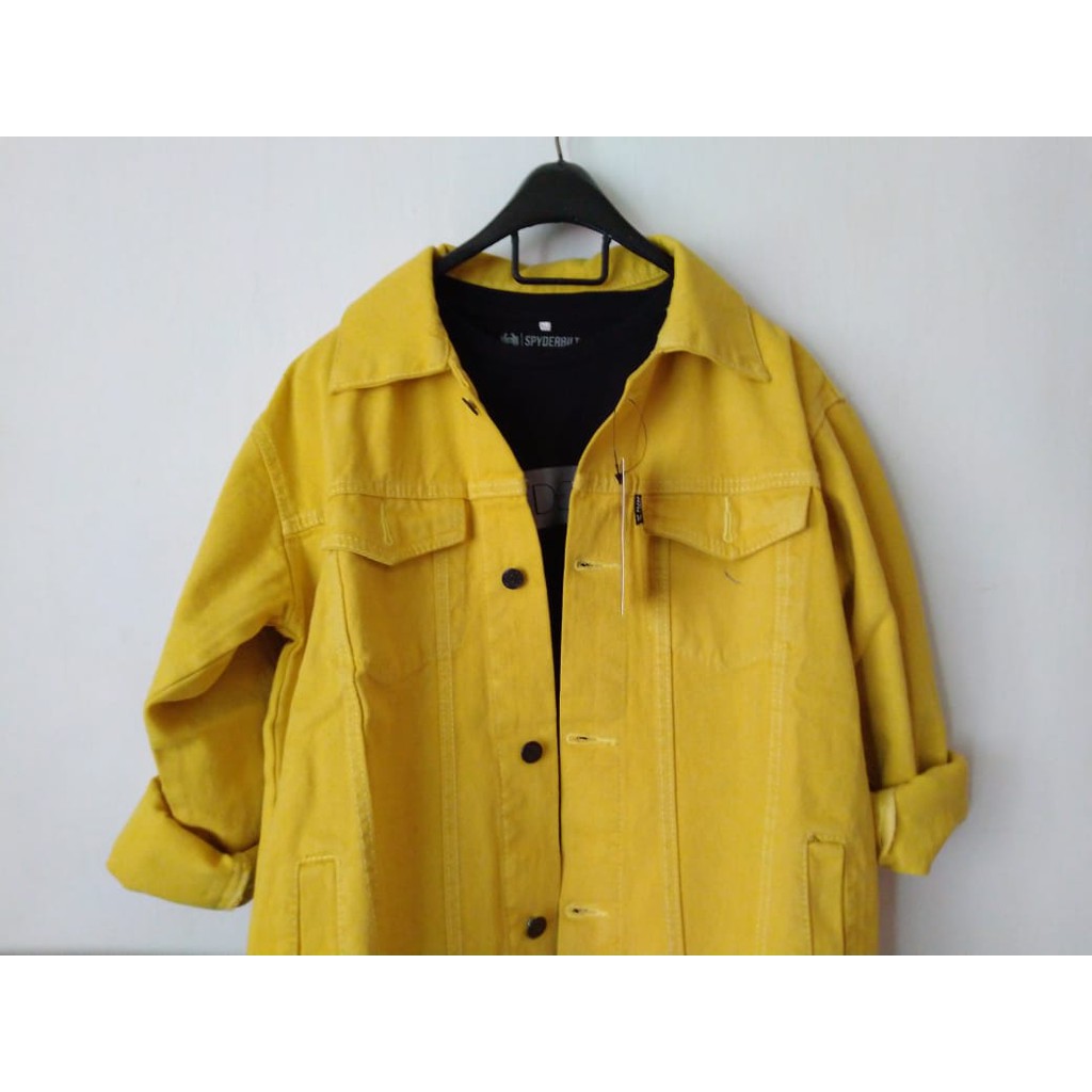  Jaket  Jeans Kuning Yellow Jacket  Jaket  Levis  Jaket  