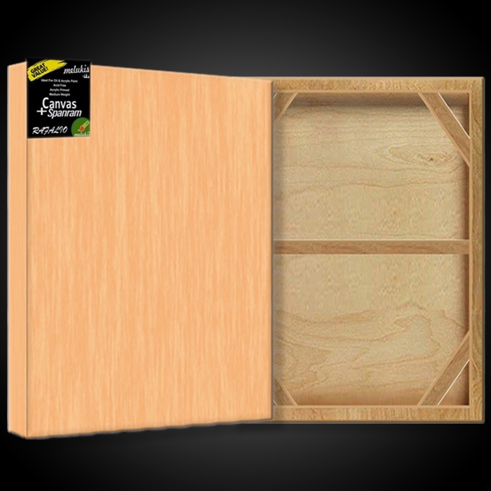 Rangka Kayu Spanram Triplek 80x110 cm Alas Poster Frame Kayu Triplek