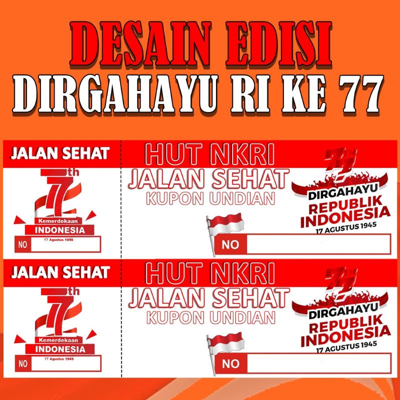 Jual Karcis Jalan Sehat Kupon Jalan Sehat Kupon Undian | Shopee Indonesia