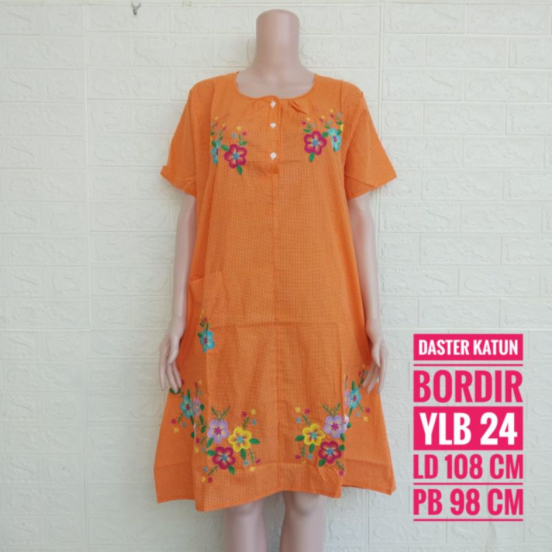 Daster Bordir Kuning