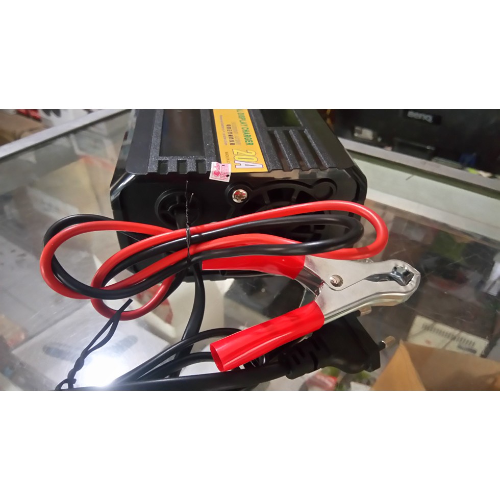 CHARGER AKI 12-24V SUPER 20 A ,digital, BERKUALITAS new tipe suoer Charger e Cas aki Accu