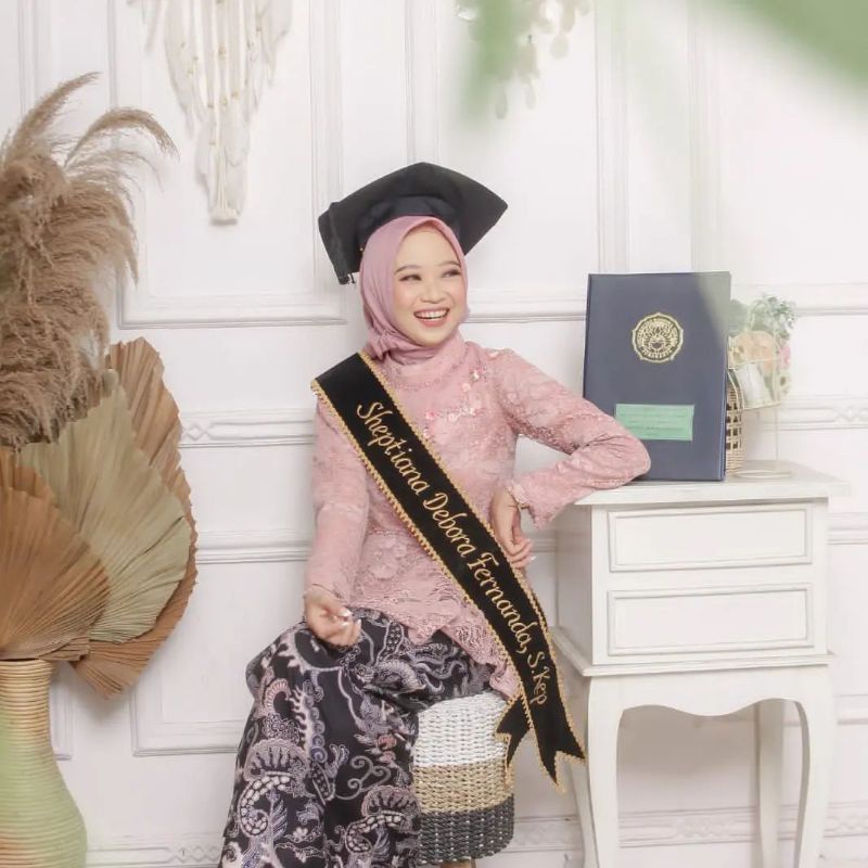 (1HARI JADI) SELEMPANG RENDA, Selempang bordir selempang nama selempang pita selempang Renda Selempa