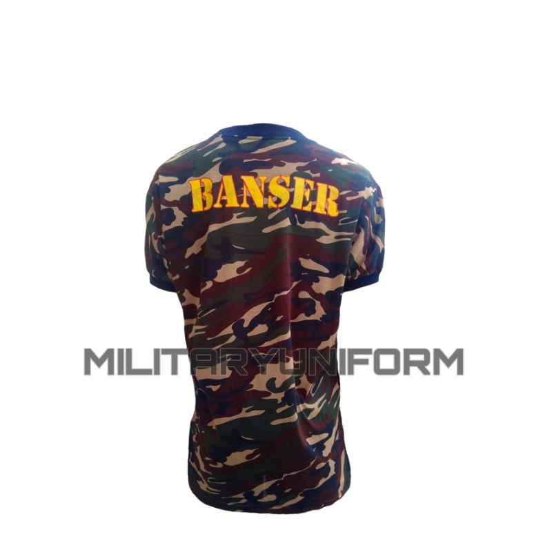 kaos banser pendek kaos oblong loreng Banser sablon