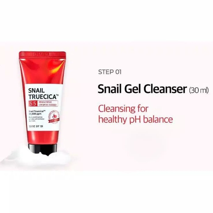 SOMEBYMI SNAIL TRUECICA MIRACLE REPAIR LOW pH GEL CLEANSER 30gr