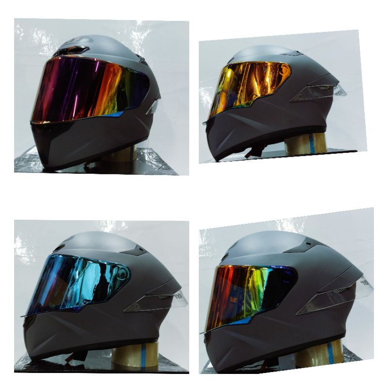 Helm Original  KYt TT course Visor Venom Norisk + Spoiler