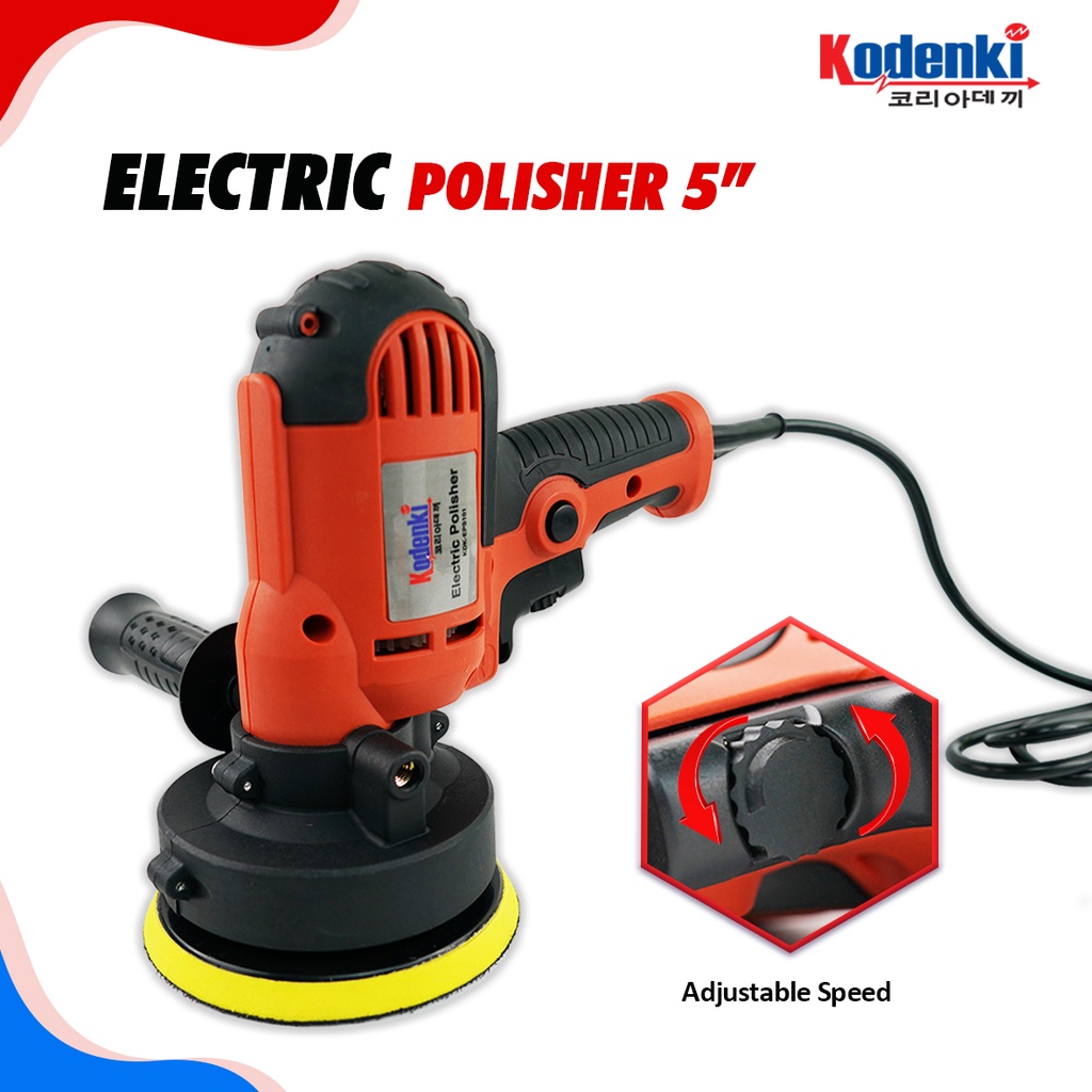 KODENKI EPS101 Mesin Poles Mobil 5 Inch Polisher Alat Poles Motor