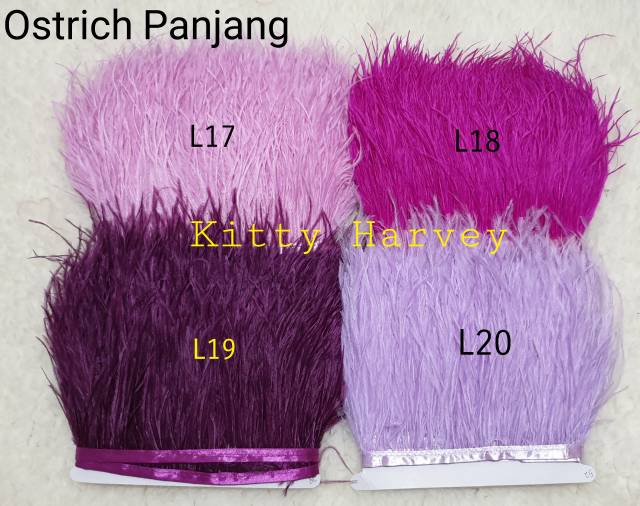 BULU OSTRICH PANJANG 1METER