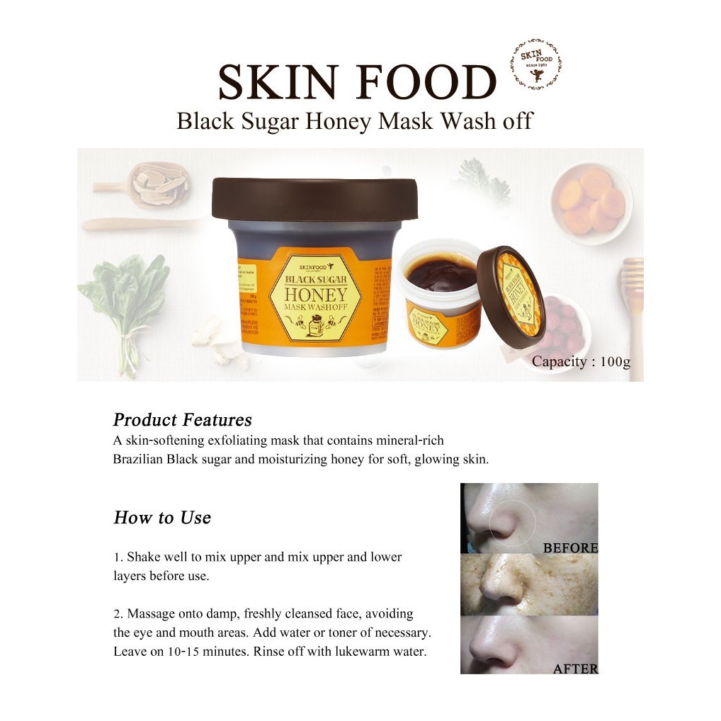Skinfood - Blacksugar Honey Wash Off