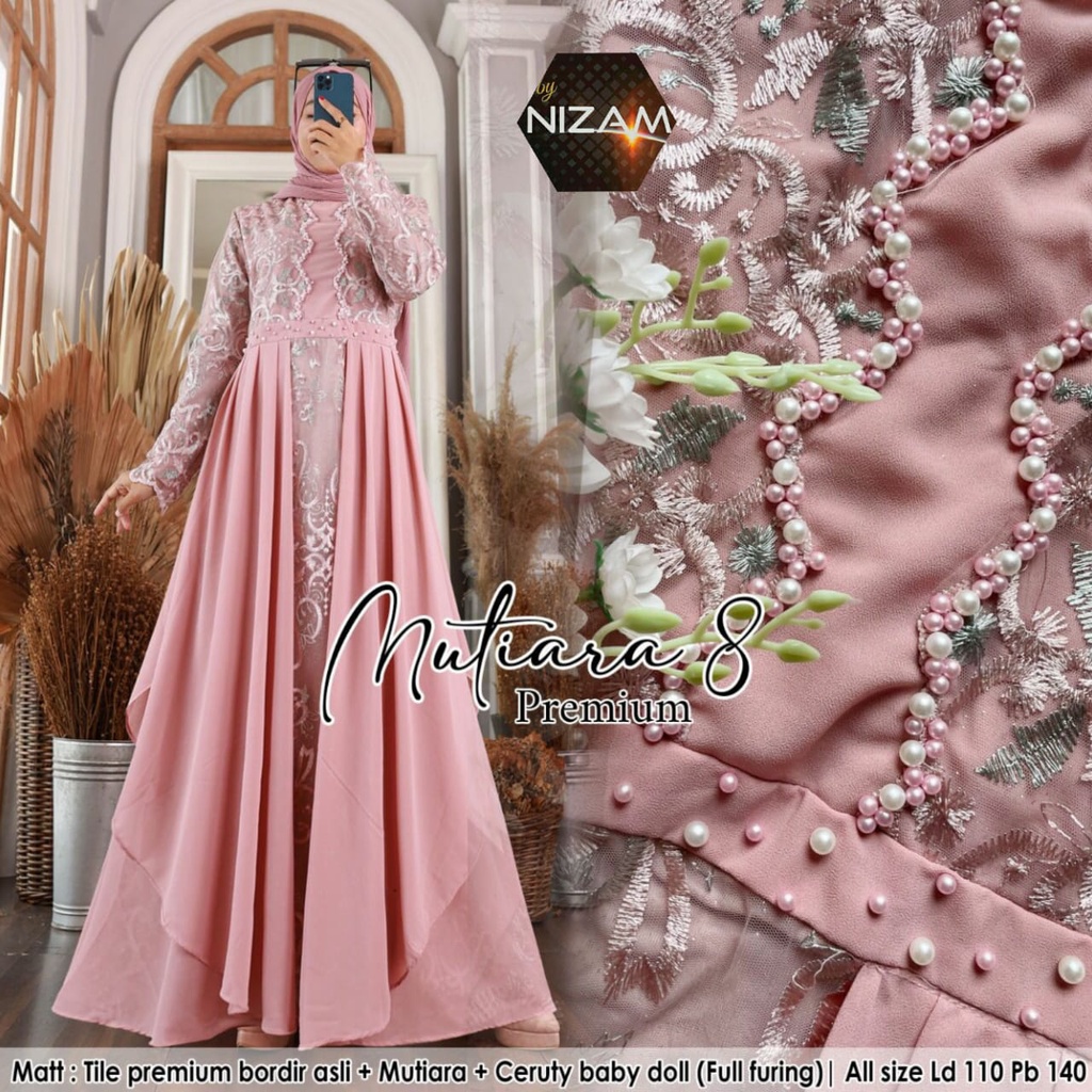 mutiara dress | dress pesta | dress kondangan | baju pesta