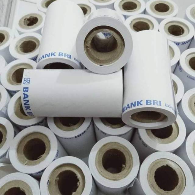 

Kertas kasir thermal logo BRI UK 58x30mm core papertap