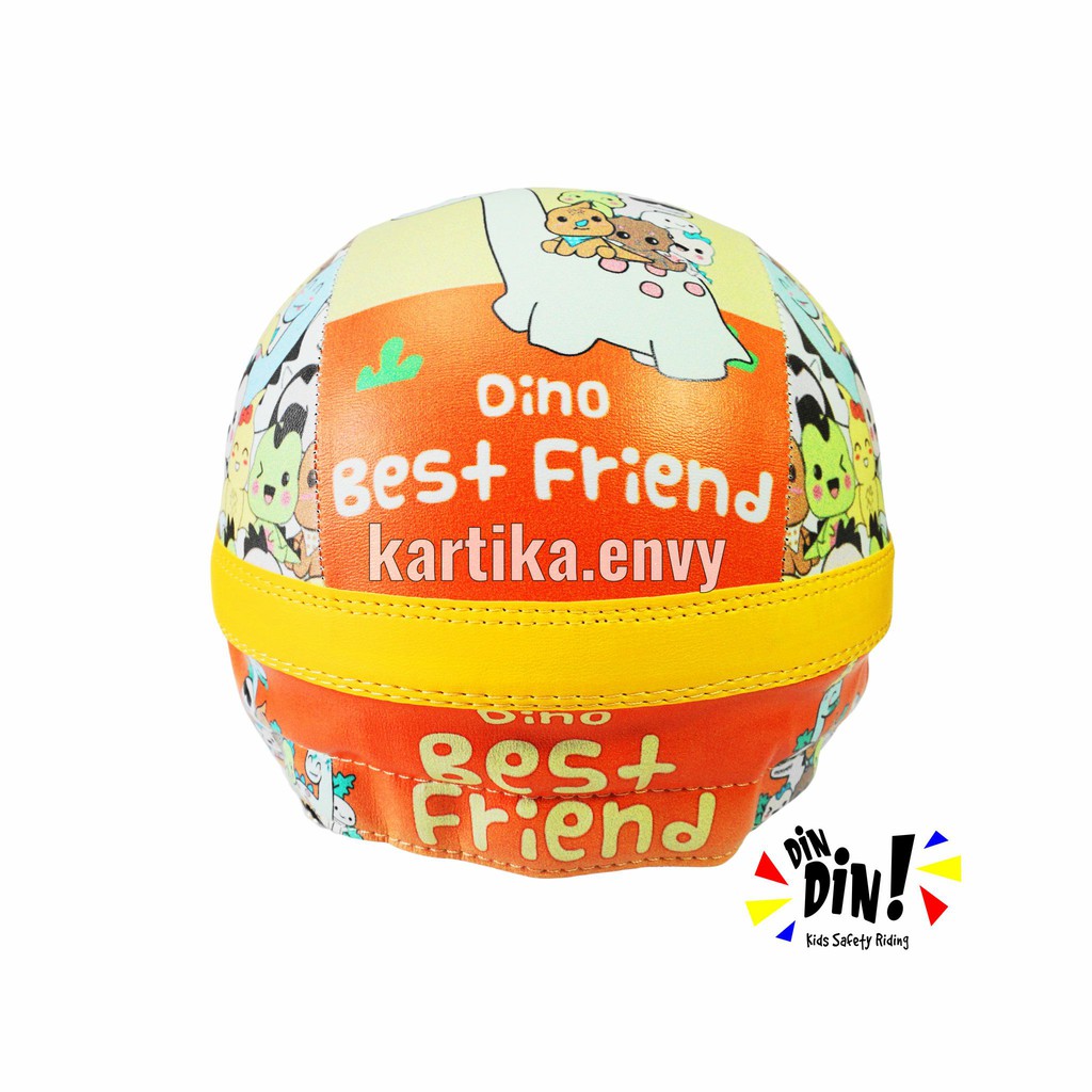 DinDin Kids Helm Anak Balita Dino Best Friends