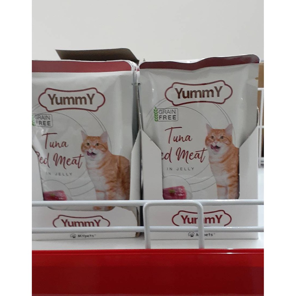 Makanan Basah Kucing Kucing Yummy Pouch 85 gram kitten adult