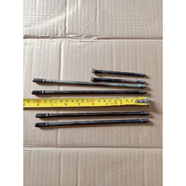 baut tusuk sate baut tiang blok head honda supra x125 pnp ke karisma original