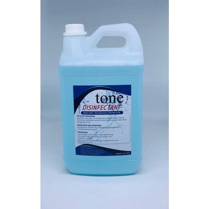 BISA BAYAR DITEMPAT DISINFEKTAN 5 LITER KEMENKES | SANITAS DISINFEKTAN - Food Grade, 5 L BOOM SALE