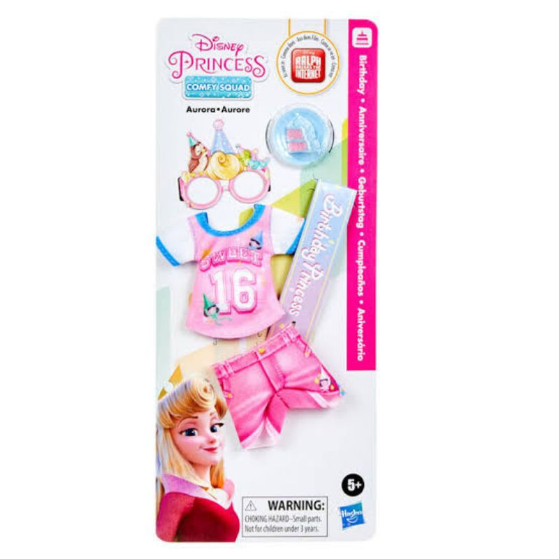 ORI original princess aurora disney comfy squad fashion pack birthday baju boneka doll mainan anak