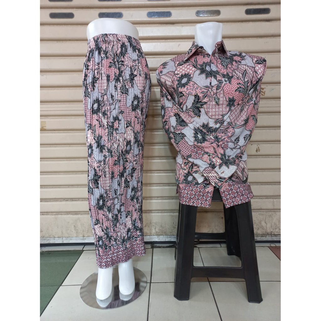 SET KEMEJA ROK BATIK COUPLE / SET BATIK COUPLE / SET BATIK SARIMBIT SUAMI ISTRI