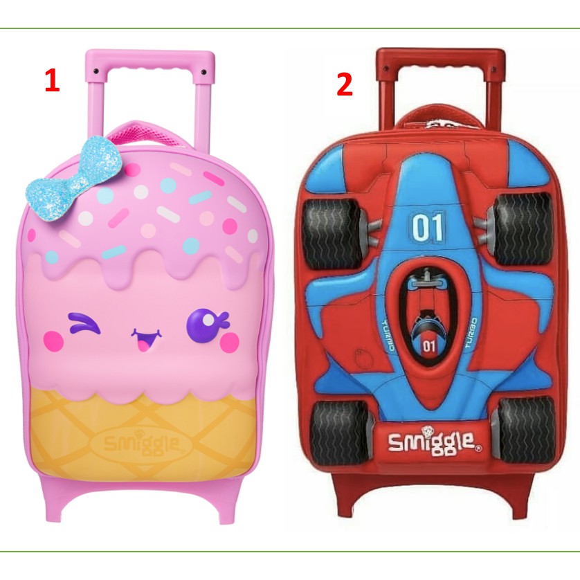Smiggle Hardtop Trolley Bag / Tas Trolley Smiggle