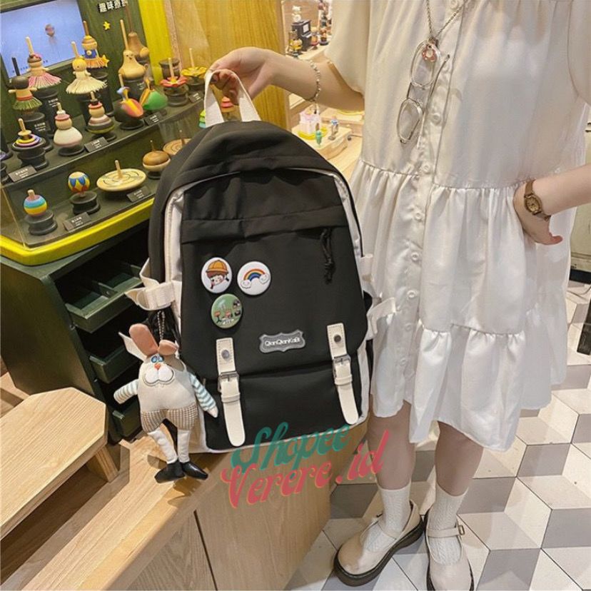 Joshee Tas Ransel Wanita Backpack Wanita Backpack Pria Tas Sekolah Tas Anak 0191 Backpack Nylon 9097, 07