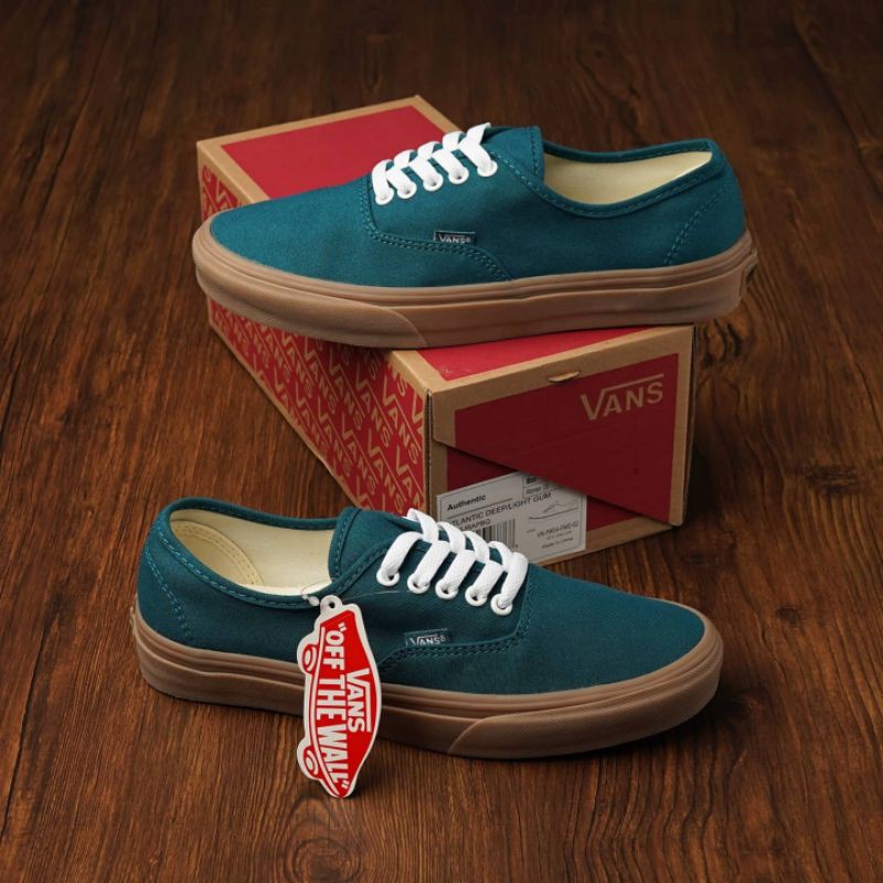 Vans Authentic (Light Gum) Atlantic Deep