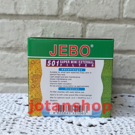 JEBO 501 jebo501 mini hanging filter gantung hang on aquarium aquascape