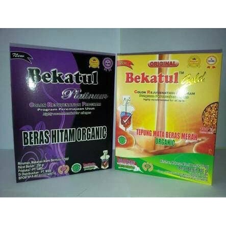 

BEKATUL GOLD BERAS MERAH DAN BEKATUL PLATINUM BERAS HITAM (ORGANIC) - Bekatul Gold