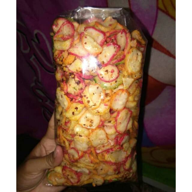 

Krupuk seblak pedas MANTUL paket banyak