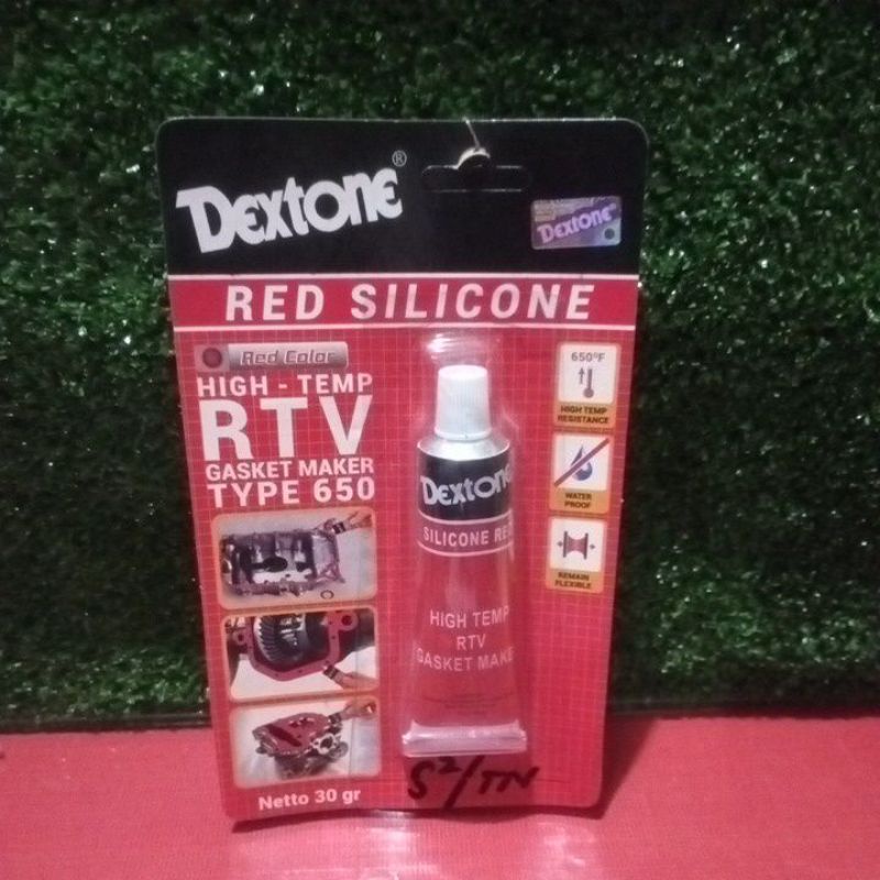 Lem Dextone Red Silicone High Temp RTV