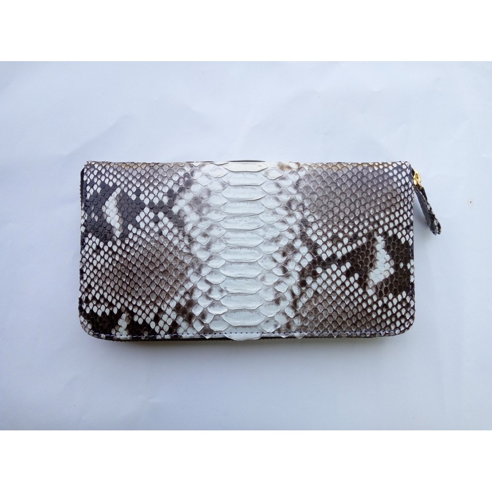 Dompet Wanita Kulit Ular Python / Sanca Asli Model Kipas/Valentine