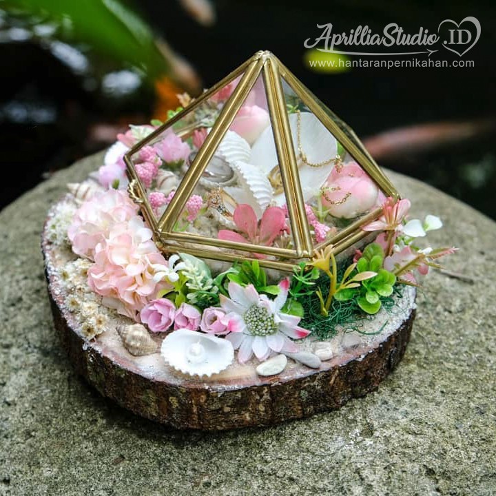 TEMPAT PERHIASAN | KOTAK CINCIN THERA KEIRU SWEET OCEAN (R-TK1)