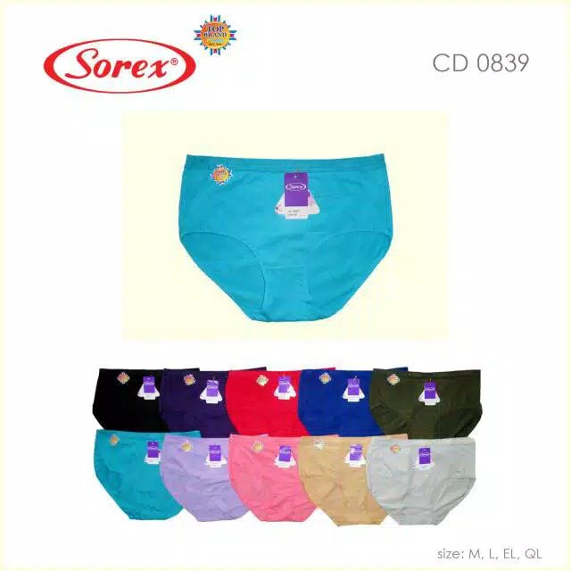 original Celana Dalam Wanita Sorex 0839  garansi termurah