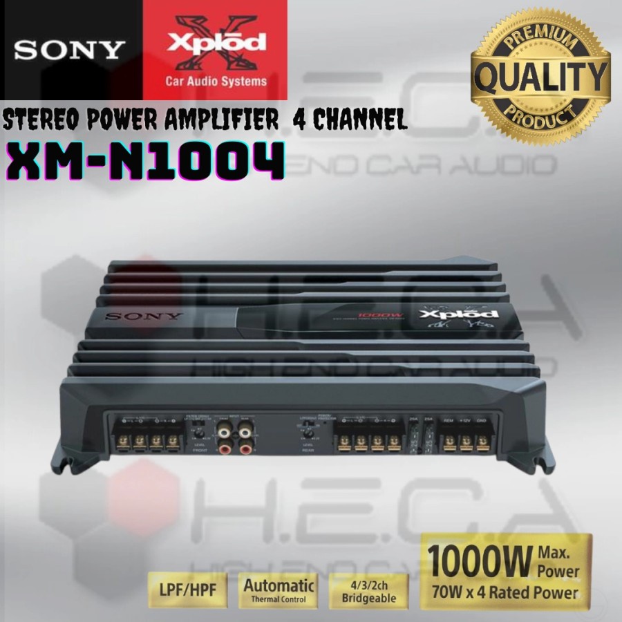 SONY XM-N1004 Power Amplifier 4-Channel Audio Mobil 4Ch XMN1004 Ampli