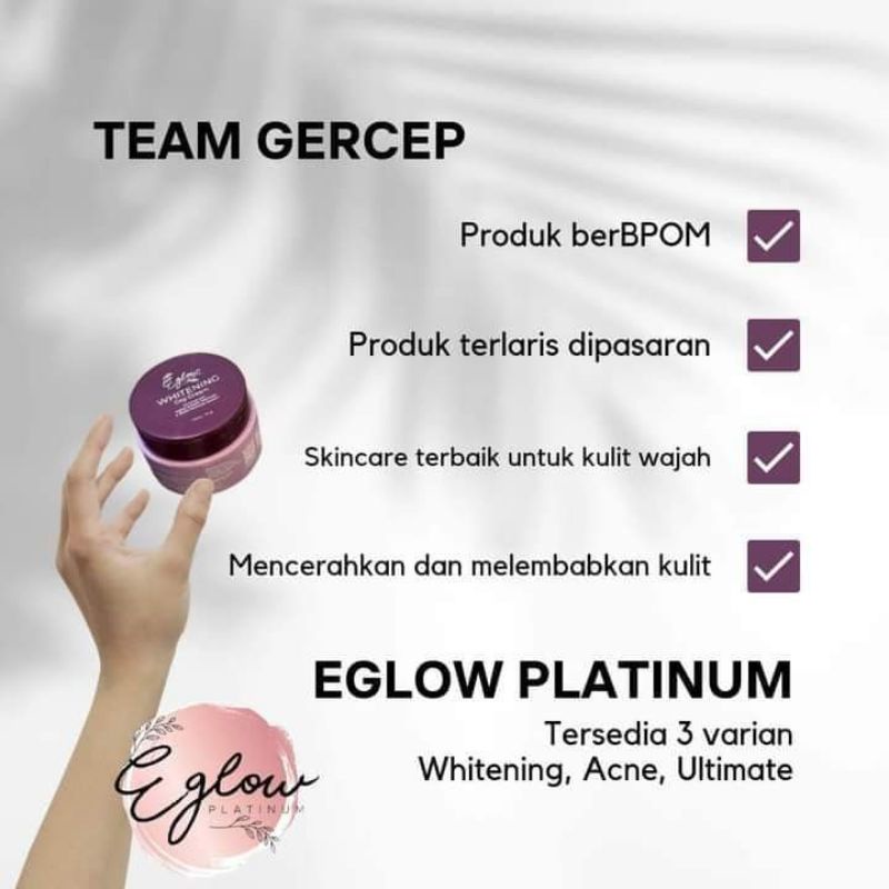 [FREE GIFT] Eglow Platinum kemasan baru