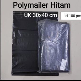 

Polymailer 30x40 isi 100pcs Plastik Packing Lem Hitam Plastik Lem