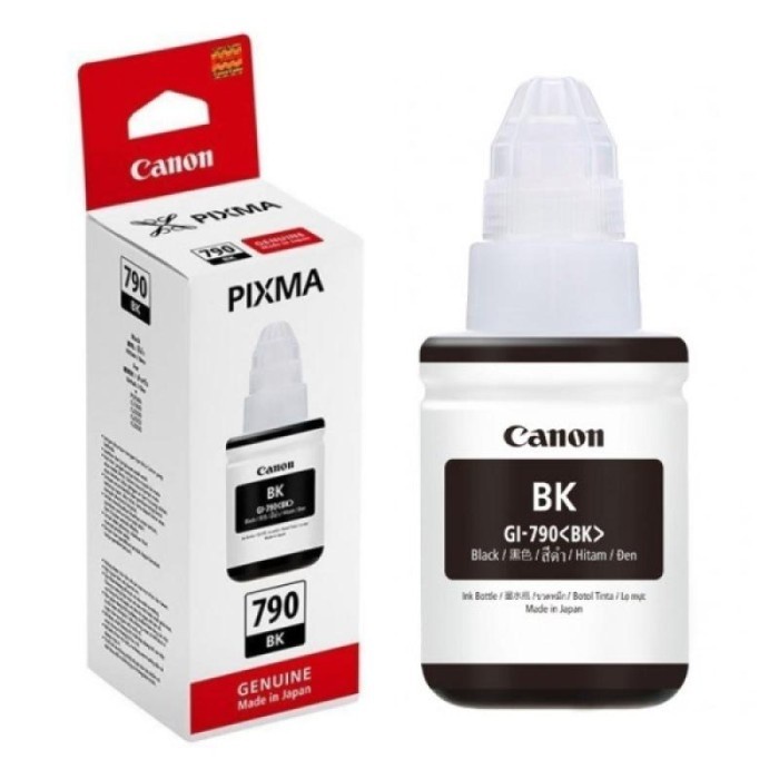 TINTA CANON INK GI-790 BLACK BOTTLES / TINTA CANON INK GI790 HITAM BOTOL - RESMI