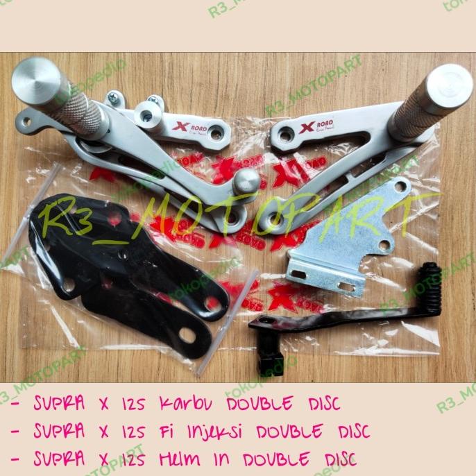 $$$$] Footstep Underbon XROAD Supra X 125/X125 New Fi/Helm In/Double Cakram