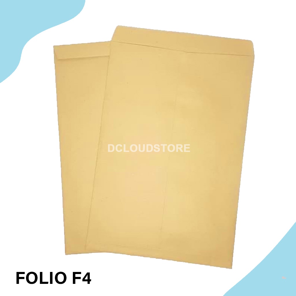 Map Amplop Coklat Lipat Folio F4 Berkualitas