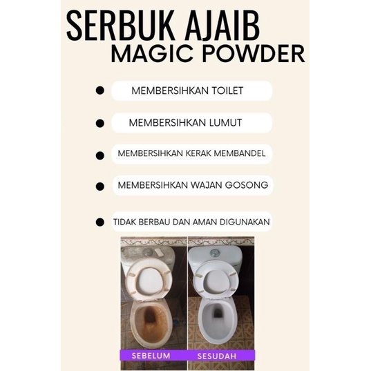 CLINK SERBUK AJAIB BOTOL 100GR | CLINK WARNA CAIR