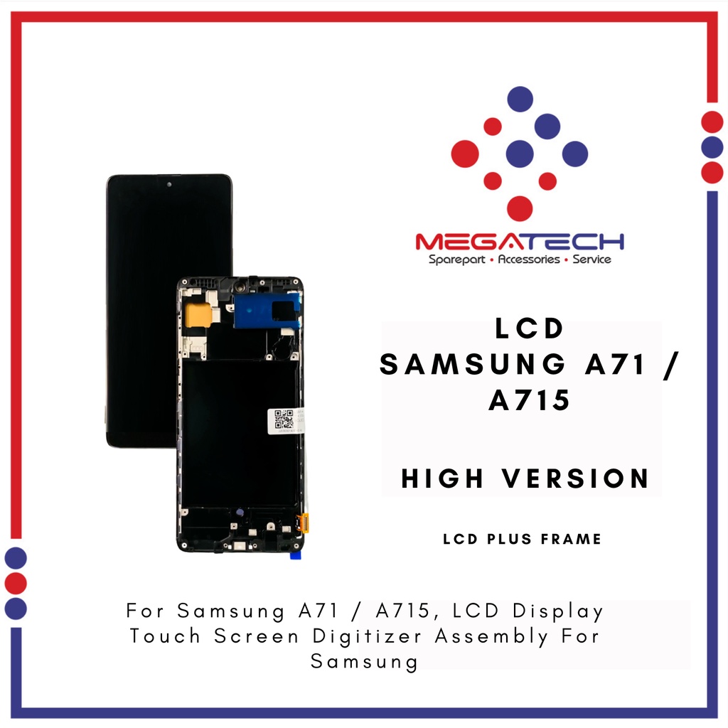 LCD Samsung A71 / A715 Include Frame Fullset Touchscreen - Oled