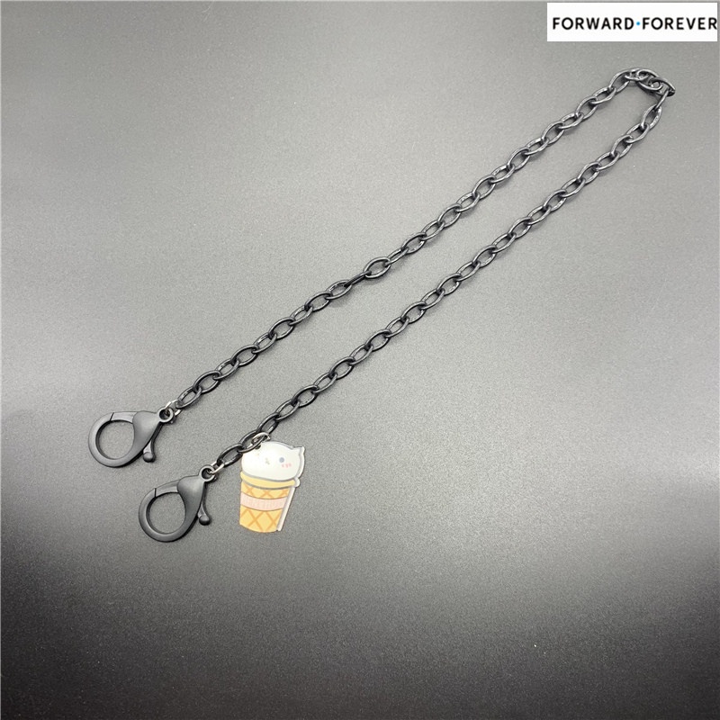 Fashion cute pendant acrylic mask chain mask anti-lost chain M60056
